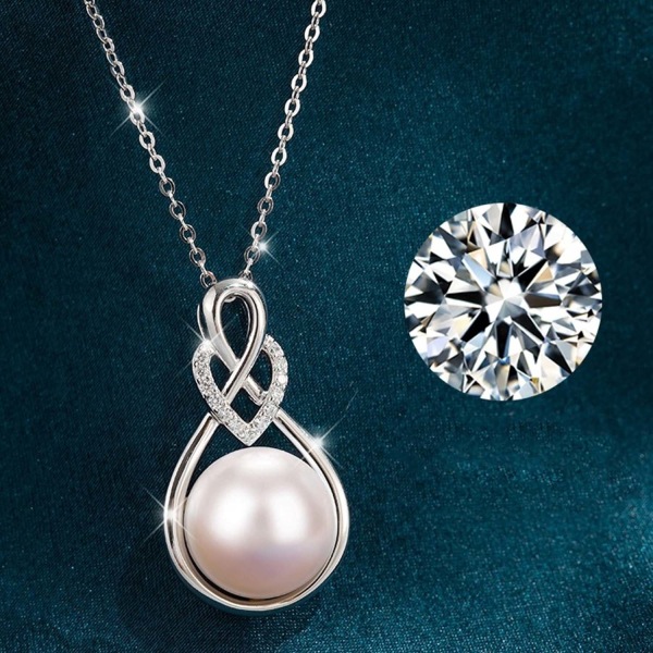 #925 silver smycken set halsband#