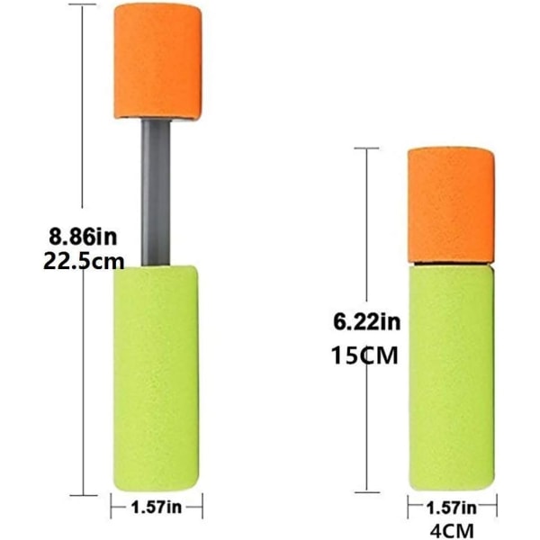 Vattenpistol, 6-pack Skumvattenpistol Våra Barn Sommar Simning Strand