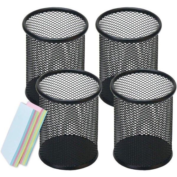 Penneholder for skrivebord 4-pakning ekskluder andre, mesh skrivebordsorganer P