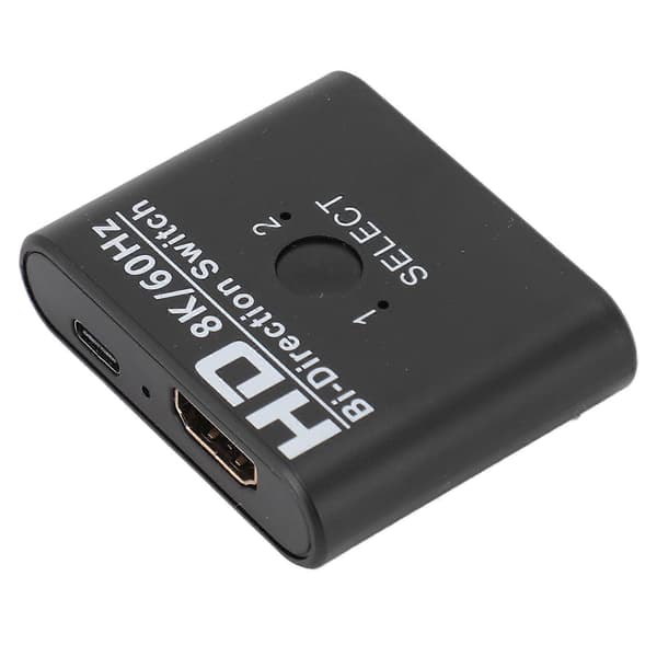 HD Multimedia Interface Switch 8K 60HZ 1 in 2 Out 2 in 1 Out Dubbelriktad HD Multimedia Interface Splitter