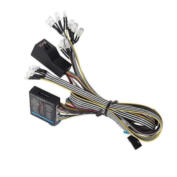 Lyssystem Kit Simuleringskontroll Lys Bremselys RC Bil Lys Kit for 1/10 1/8 Modell RC Bil