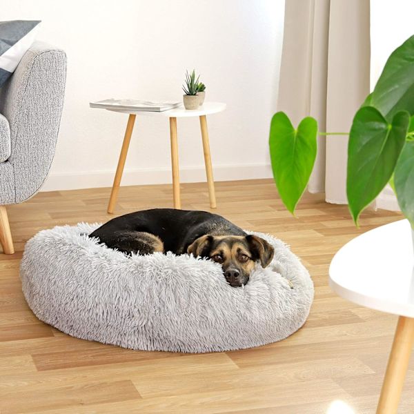 Rund Hundkorg Kattdyna Donut Korg ? 70 cm Ytterdiameter