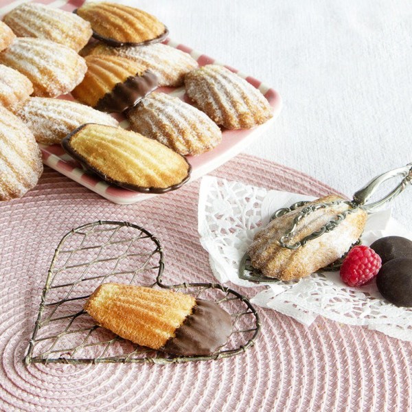 #Rosa, Vi Älskar Bakning Madeleines bakform 40 x 20 cm#