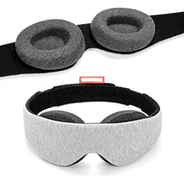 #Maske - Sort-Out Maske - Intet Tryk på Øjnene - Justerbar Øjenpasform - Søvnmaske til Letsovende og Rejsende#