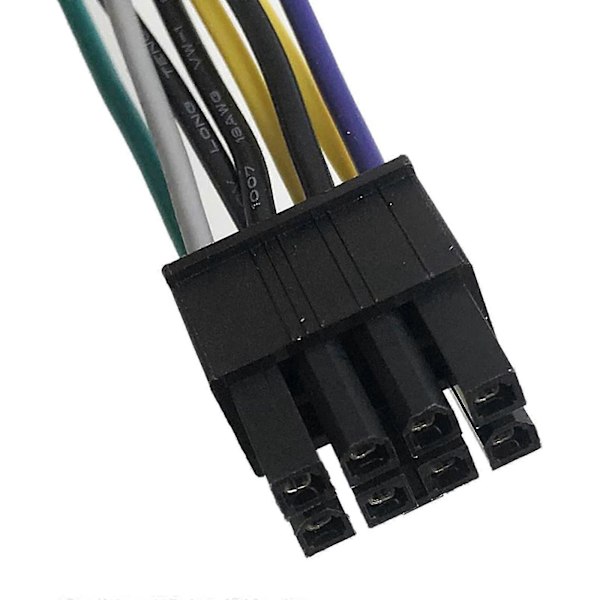 24-pins till 8-pins PSU Huvudströmförsörjning ATX Adapterkabel Kompatibel Dell