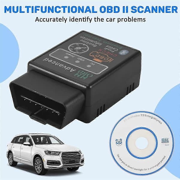 OBD CAN BUS Check Engine Bil Bluetooth Auto Diagnostisk Scanner Værktøj OBD2 OBDII Interface Adapter fo
