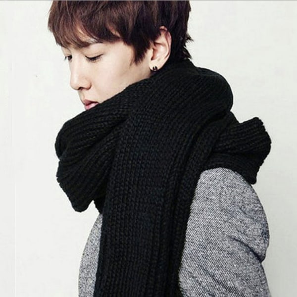 /#/Longer, thicker, solid color wool scarf shawl/#/