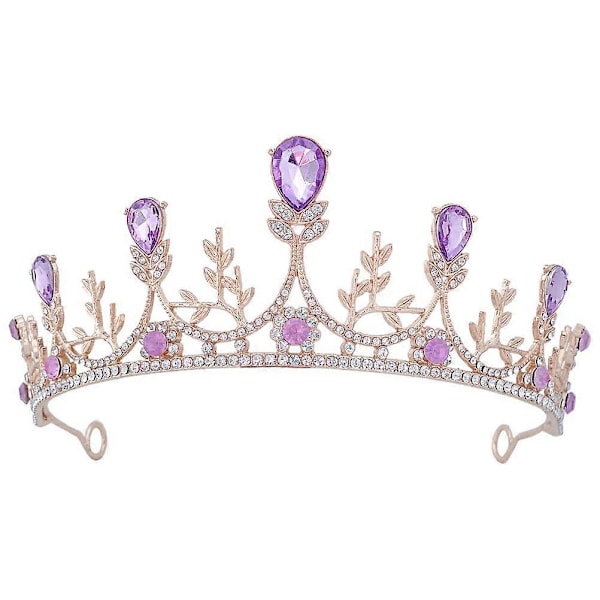 Bröllopstiara Brud Hårband Brudkrona Tiara Dekoration Ceremoni Krona Tiara