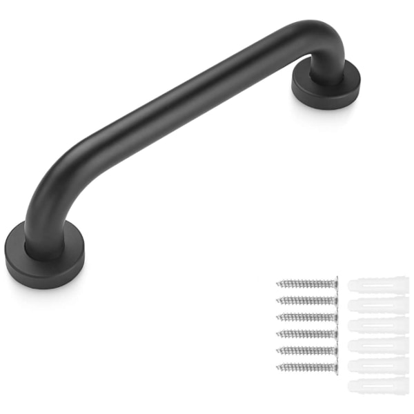 Medicinsk duschgrepp 30cm svart
