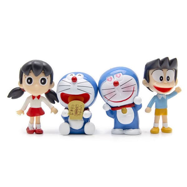 #8 kpl Doraemonin perheen muotokuva Doraemon Doraemon leluhahmo#