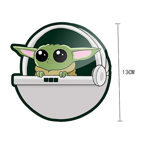 Auton tarrat (1 pakkaus) Super söpöjä Mandalorian-tarroja autoosi