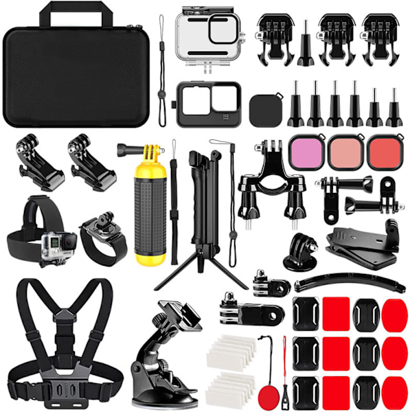 #Kamera Regnskydd Tillbehörssats Kit Bundle GoPro Hero10Hero9 Vattentät#