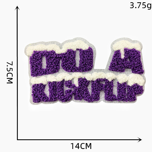 /#/10 termoklæbende broderede patches i en elegant farvepalet af co/#/