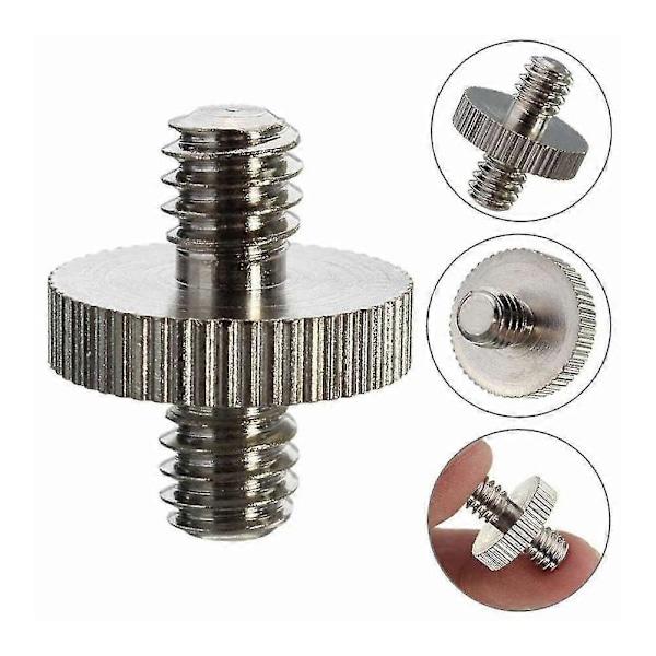 1/4\" Uros - 1/4\" Uros Kierteinen Kameraruuvin Sovitin Jalustalle (Kiinnike N1G4