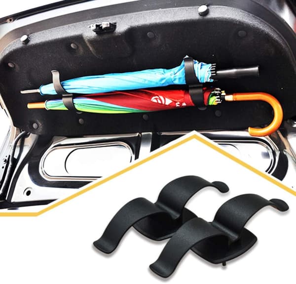 *Bilparaplyholder Bagasjerom Paraplykroker Klipspose Henger Organiser*