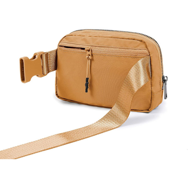 Unisex Mini Bältesväska med Justerbar Rem Liten Midjeväska för