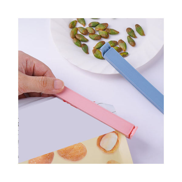 /#/En uppsättning av blå 5-delad bärbar remsminiförslutare, 8cm × 1.5cm ×/#/