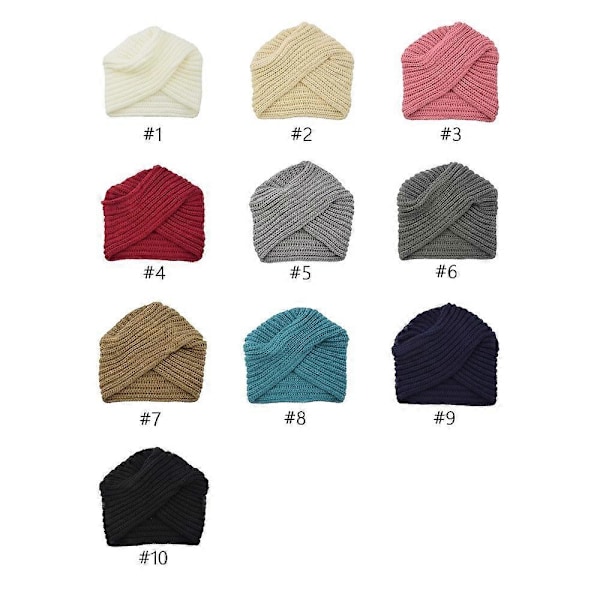 1 stk. Smuk Vinterhue til Kvinder Varm Beanie, Lysegrå-One Si