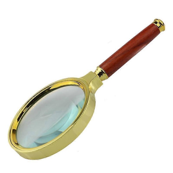 Håndholdt lup 5x forstørrelsesglas Professionel håndholdt smykke lup Bærbar størrelse læsemagasin smykke lup