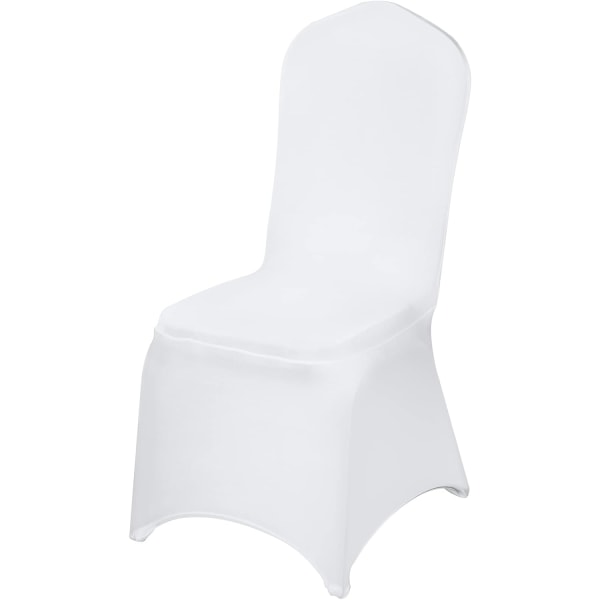 (5 kpl, valkoinen all-inclusive) Cover Chair Cover Wedding Chair Cove