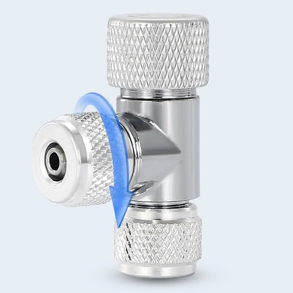 2 stk. Akvarie CO2 Boble Regulator Diffuser Nål Regulator Enkelt Hoved Dobbelt Hoved til Fisketanke CO2 Bobletæller Boble Regulator