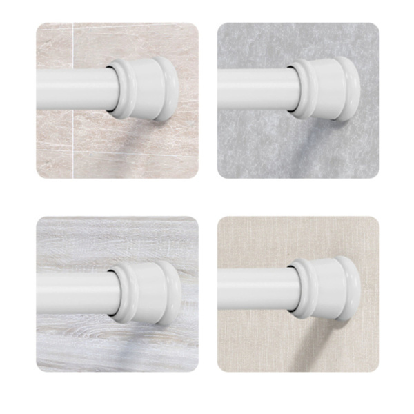 #Duschdraperi 180x200 vit fyrkant#