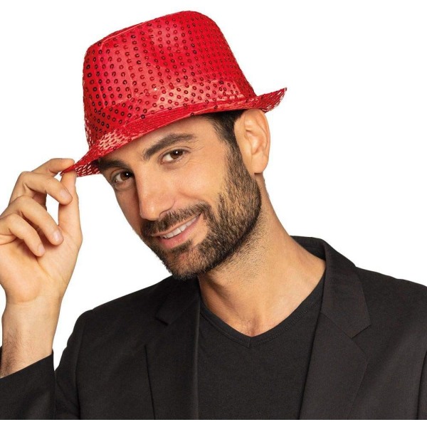 Glitterhatt, unisex, discoantrekk, discotilbehør, karneval, fa