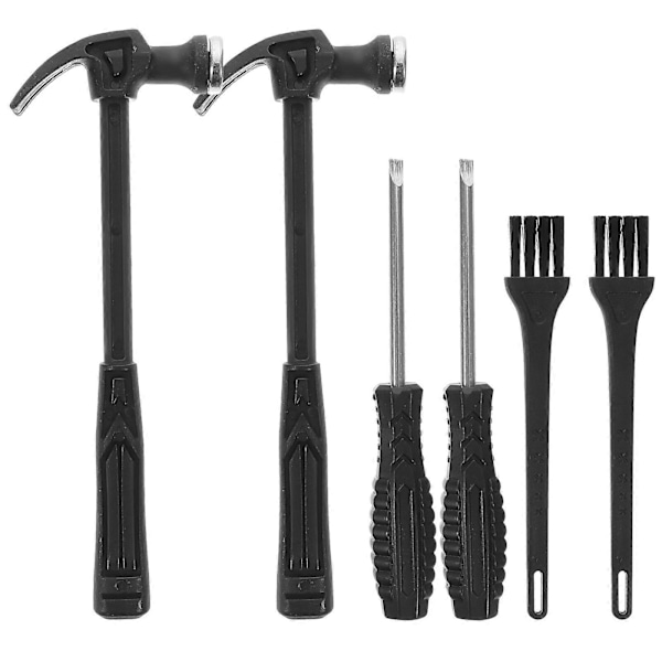 2 Set Grävverktyg Utgrävningsleksak Liten Grävborste Mejsel Hammare Lärande Leksaksverktyg