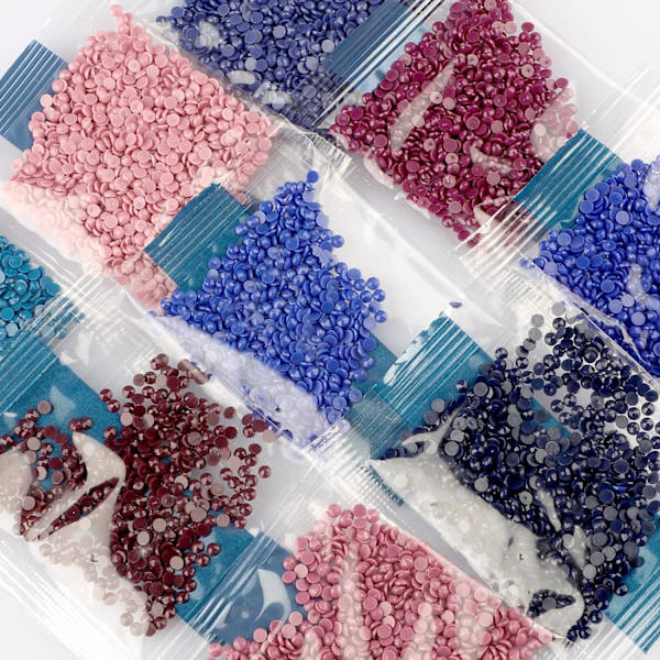 #Timanttimaalaussetti 5D DIY, 16x12 tuumaa, Violetit Kukat#