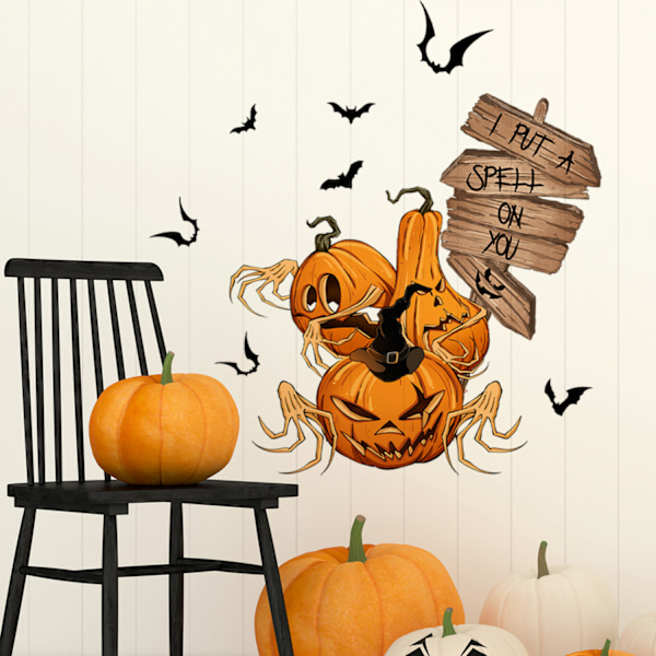 #Halloween-seinätarrat, 30 x 60 cm, 2 kpl pakkaus#
