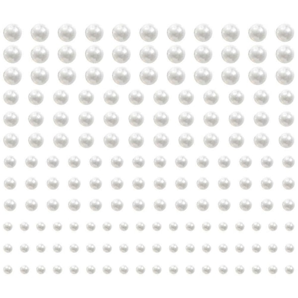 6 Ark Ansiktsperler Sminke Juveler Kroppssteiner Klistremerker Perler Steiner for Ansikt Håndverk DIY
