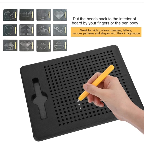 /#/(Black)Magic Slate Magnetic Drawing Board Magnet Pad Drawing Boa/#/