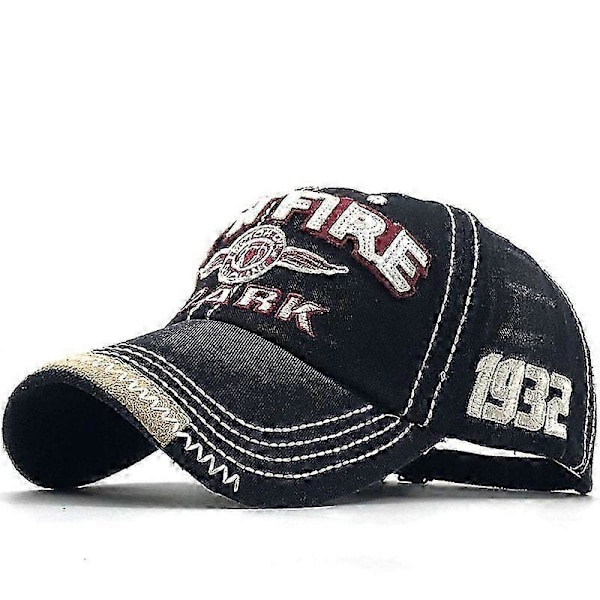Basebollkeps Unisex Justerbar 1934 Vintage Broderi Bomullskeps