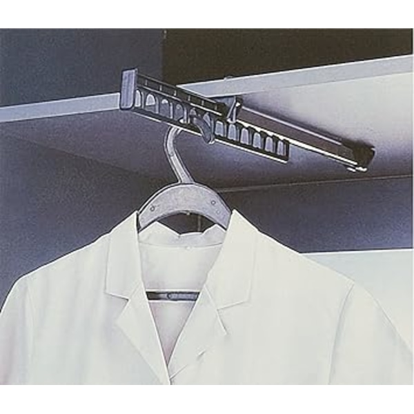 312mm Utvidbar Uttrekkbar Skapstangsorganisator Metall
