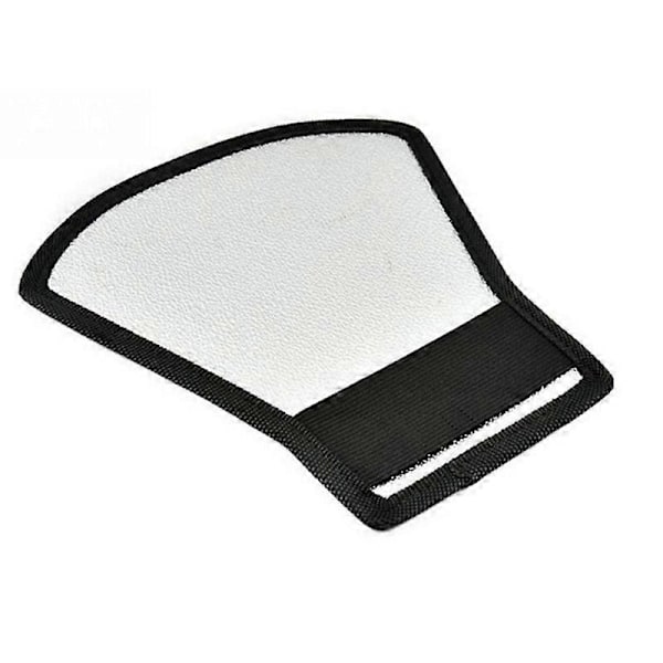 Flash Diffuser Lys Softbox Reflektor, Universal Blød Kamera Sølv Hvid Reflektor til SLR Kamera