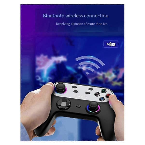 Trådløs controller med programmeringsfunktion til Switch Pro-håndtag RGB Ambient Light Trådløs Bluetooth