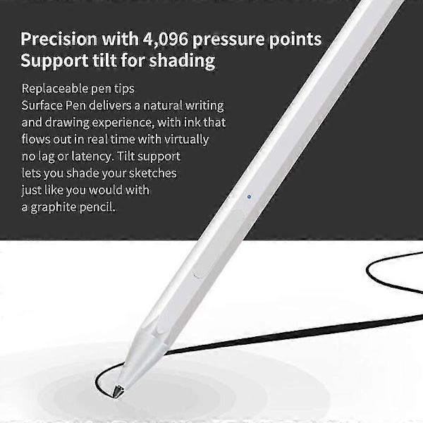 Til Lenovo Tab P11 Pro 11,5 tommer Tb-j706f Trykfølsom Pen Til Lenovo Tab P11 Pro Sort