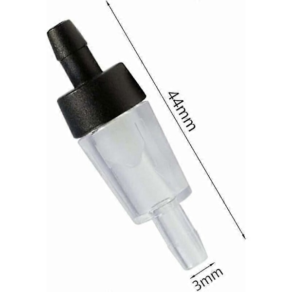 Akvarium Luftpump Backventiler 40 Stycken Akvarium Envägs Backventiler Akvarium Backventil Envägs Plast Backventil,