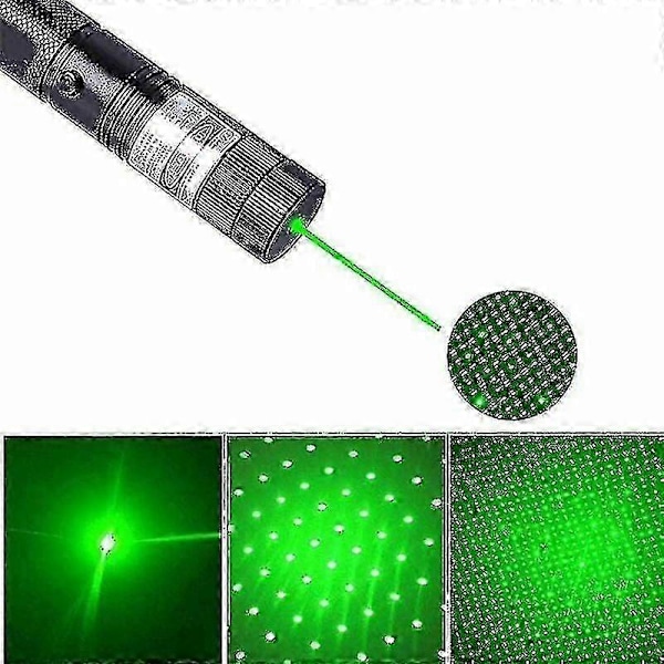 Kraftfuld Pointer 10000m 532nm Høj Pointer, Gypsophila Usb Lommelygte Pointer Underhold Kat Po