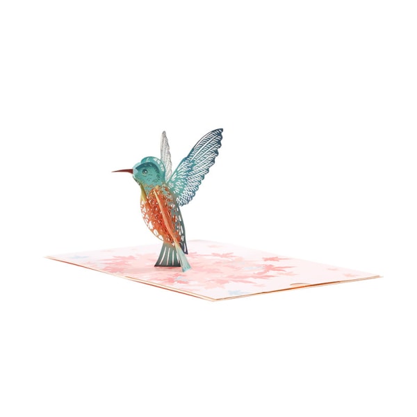 #2 Gratulationskort för födelsedag till dina föräldrar, vänner och älskade - 3D Pop-up-kort (Kolibri)#