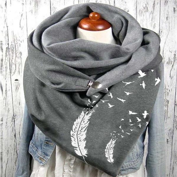 #Mote skjerf damer skjerf varm trekant skjerf myk vinter#