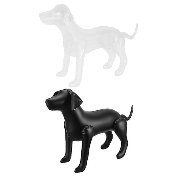 2 st Uppblåsbar Hund Skyltdocka Hundkläder Display Skyltdocka PVC Hund Kläder Skyltdocka