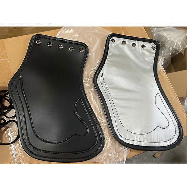 Motorcykel Varmebeskyttelse, Motor Varmebeskyttelse, 2 stk. Motorcykel PU Motor Varmebeskyttelse Termisk Isolering Pad Sadelbeskyttelse