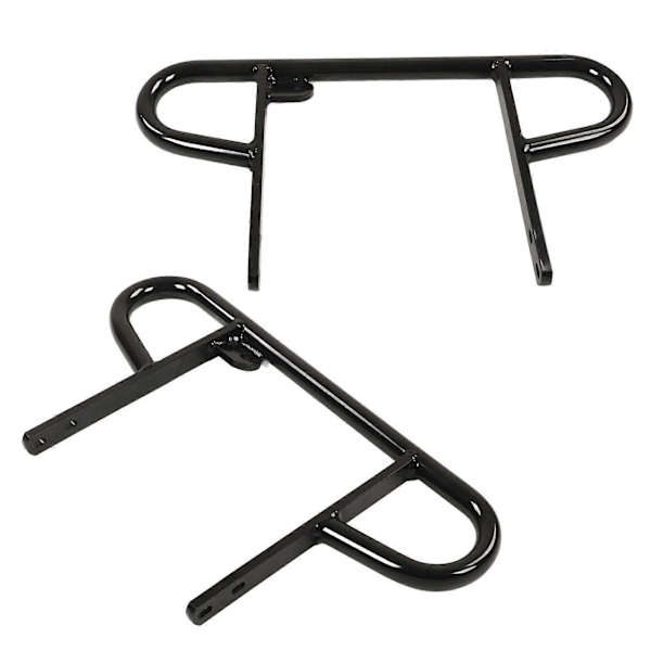 ATV Bredt Grab Bar Bumper Bagtil, Blank Sort Pulverlakeret, Stærk Balance, Komfortabelt Greb, Passer Til YFZ 450
