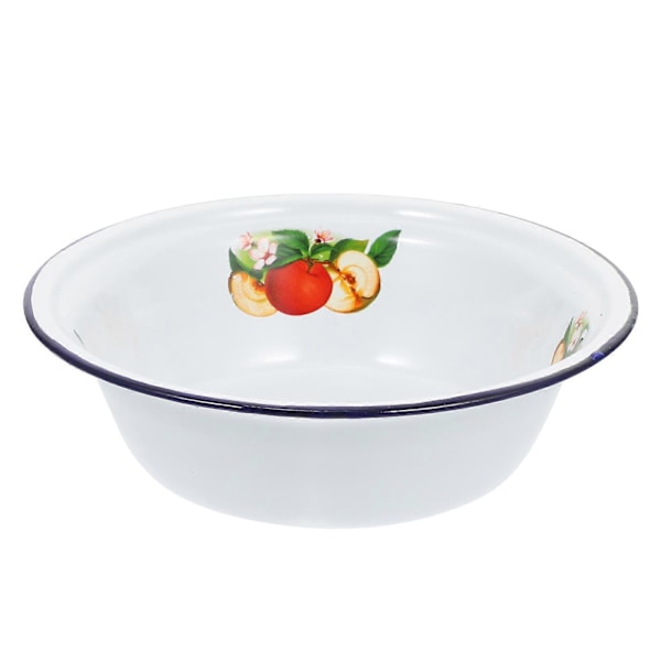 1st Vintage Emalj Ris Skålar Praktiska Ramen Förvaringsskålar Emalj Servis