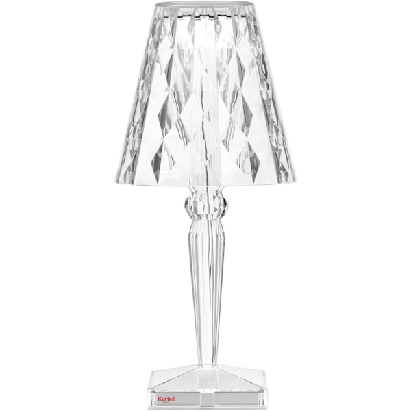 *Stor Batteri Kristall Bordslampa Batteri Dimbar Inomhus Utomhus*
