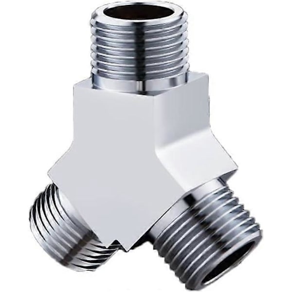 G1/2\" Messing 3-veis Y-form Universal Omleder Ventil for Håndholdt Dusjsystem