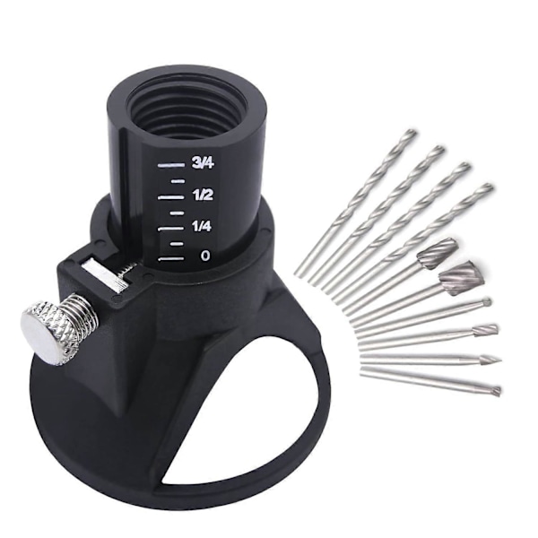 Rotary Multi Tool Tilbehørssæt til Skære Guide Bor Rotary Multi Tool Skære Guide Kontrolleret Skæresæt, 11 Dele