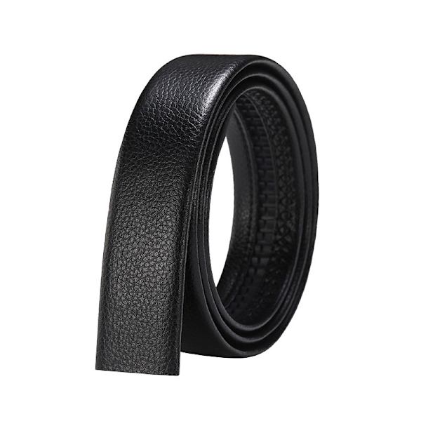 Mænds Læder Ratchet Bæltestrop Kun 35mm 1 3/8, Læderbælte wi
