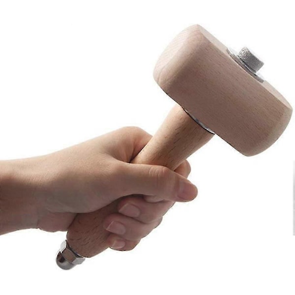 Bøgetræ Hammer Værktøj, Træskærerhammer Læderhåndværk Udskæring